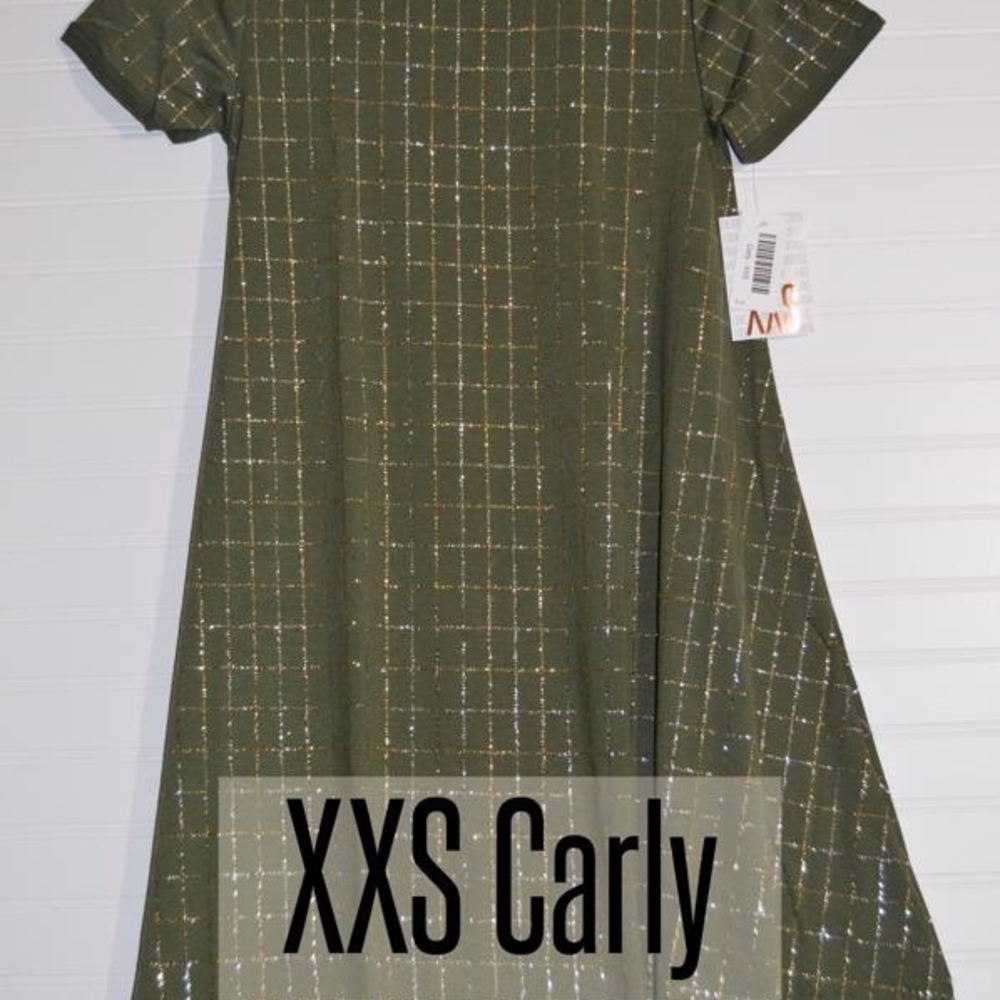 Green and Gold LuLaRoe Carly